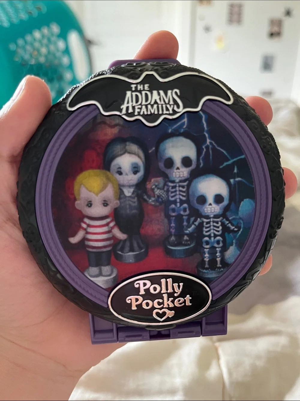 Polly Pocket The Addams Family Mini Playset - Purple & Black - Picture 1 of 8
